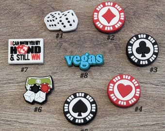Vegas/Gambling/Poker/Card Shoe Charms