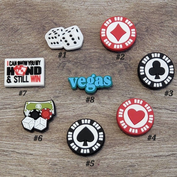 Vegas/Gambling/Poker/Card Shoe Charms