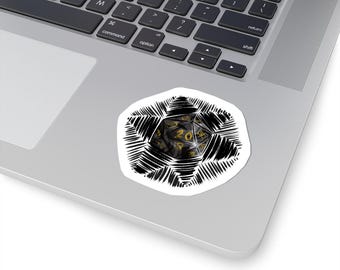 Black Rogue Nat D20 Sticker TTRPG Dungeons & Dragons RPG Merch
