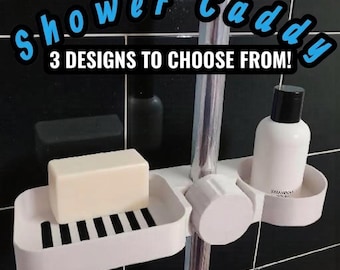 Compact Shower Caddy for Cruise Cabins and Small Showers | Pole-Mounted Organizer | No Tools Required