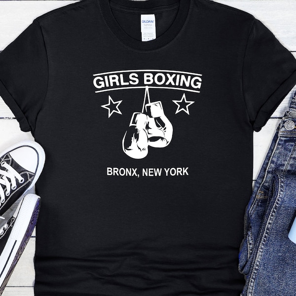 Filles Boxe Bronx New York T-shirt Sweat à capuche Baseball Hommes Femmes Unisexe Baggy Boyfriend Jute Shopper Maquillage Accessoires Sac 2_4_3_7