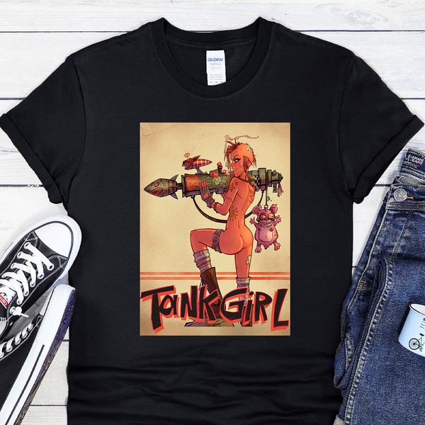 Tank Girl Rock Band Cool T Shirt Felpa con cappuccio Felpa Baseball Uomo Donna Unisex Baggy Boyfriend Juta Shopper Make Up Accessori Borsa 1_9_2_2