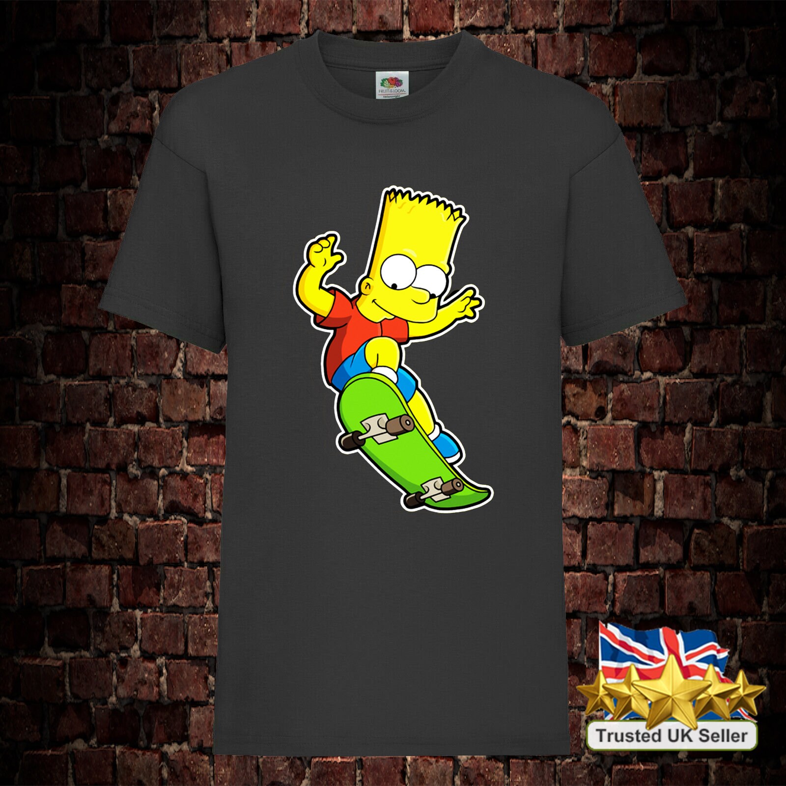 simpsons bart blue shirt