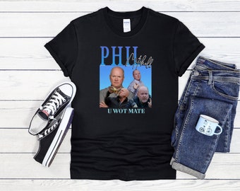 Phill Mitchell Homage U Wot T Shirt Hoodie Sweatshirt Baseball Men Women Unisex Baggy Boyfriend Jute Shopper Make Up Accessories Bag 3_7_0_5