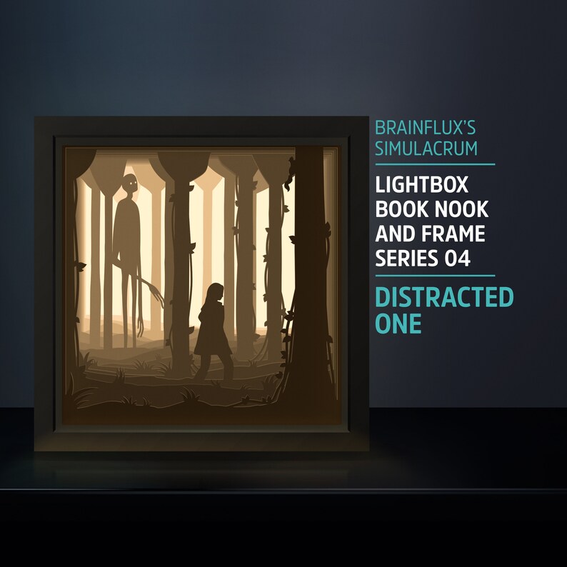 Book Nook Simulacrum Lightbox Series 04 Paper Cut Lightbox Etsy