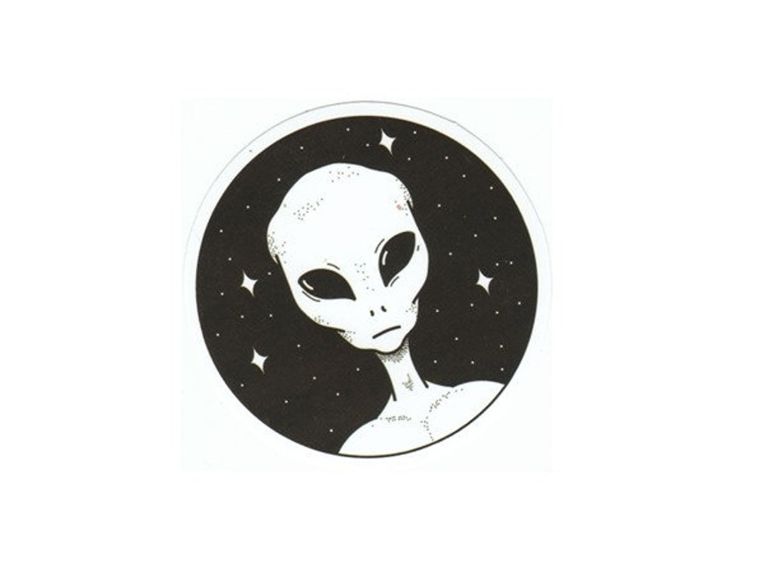 Alien Sticker, Iron on Transfer, Magnet - Etsy