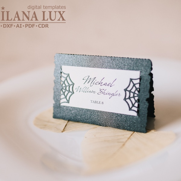 Halloween Place Card - Etsy