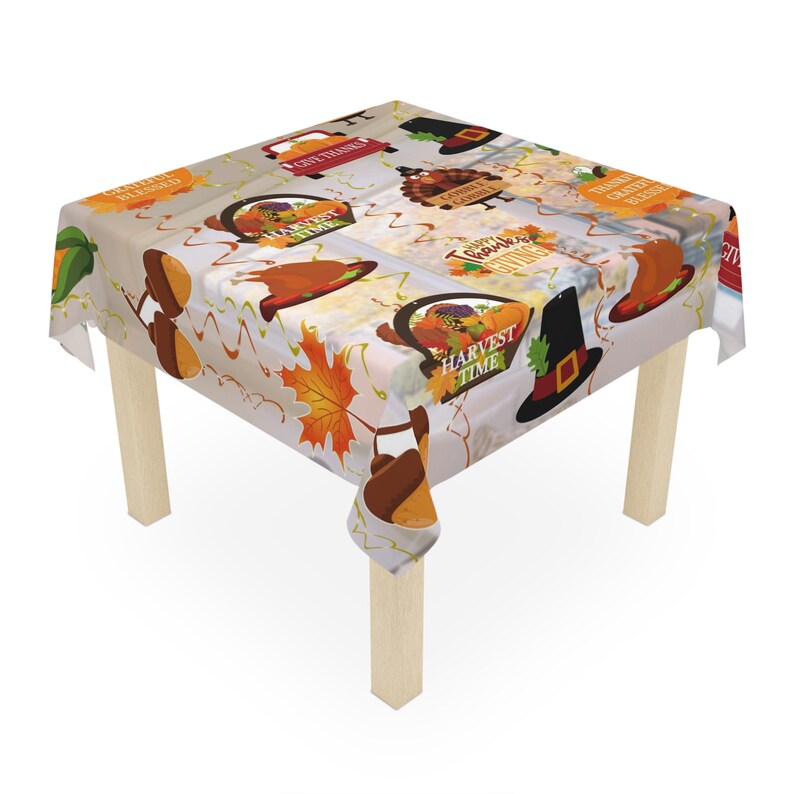 Tablecloth for Thanksgiving Day Thanksgiving Joy Tablecloth Etsy