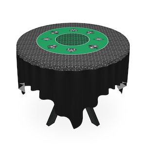 Mantel para juegos de espadas, mantel para juegos de puente de póquer, mantel cuadrado para cartas de Casino, tamaño 55,1 "por 55,1"