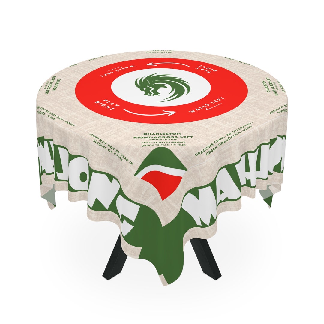 Elegant Mahjong Mat Tablecloth Mahjong Tablecloth With Rules, Perfect
