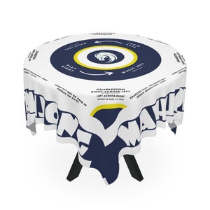 Mahjong Tablecloth with Rules, Beginner-Friendly Neoprene, 55.1&quot; Square