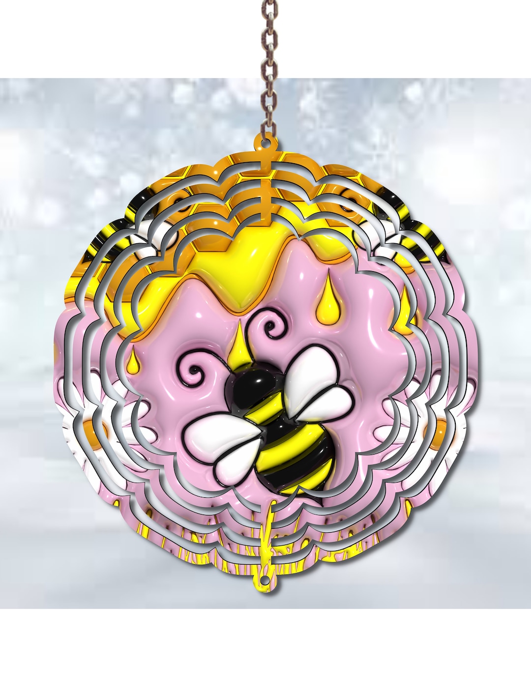 10 3d aufgeblasenes WindspielBundle, SublimationsWindspiel, Windspiel