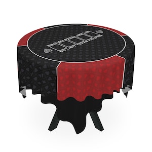 Texas Holdem Poker tafelkleed, Gaming Tafelkleed, Vierkant of rond Casino Card Nightssize 55,1" bij 55,1"