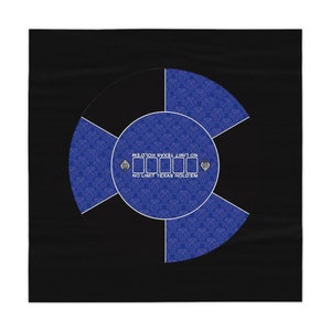 Texas Holdem Poker tafelkleed, Gaming Tafelkleed, Vierkant of rond Casino Card Nightssize 55,1" bij 55,1"