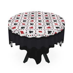 Spades gaming-tafelkleed, Poker Bridge Gaming-tafelkleed Square Casino Card Nightssize 55,1" bij 55,1"