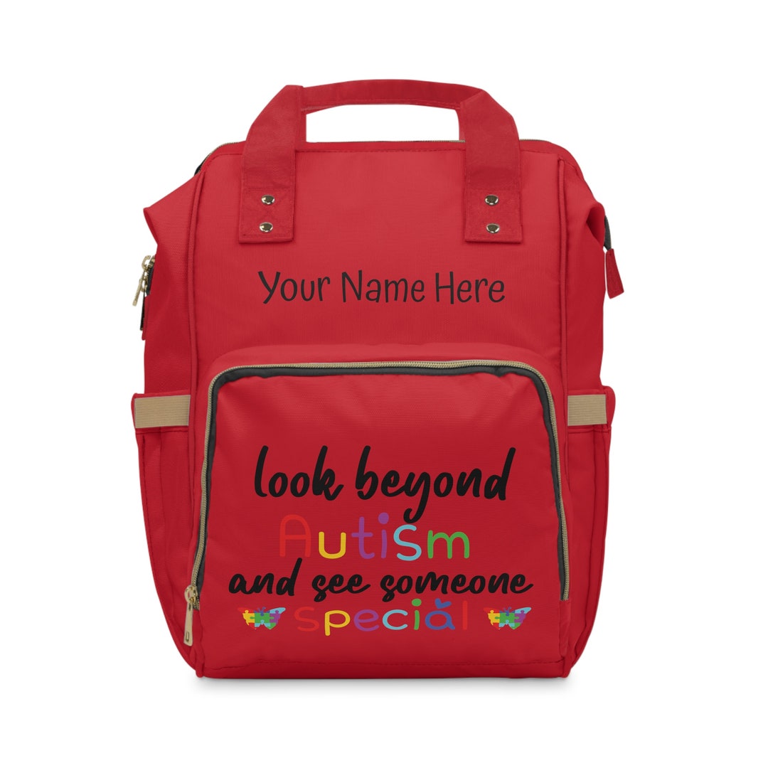 Personalized Autism Backpack Custom Autism Awareness for Kids Etsy