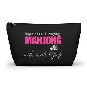 Mahjong mit Mah Mädchentasche