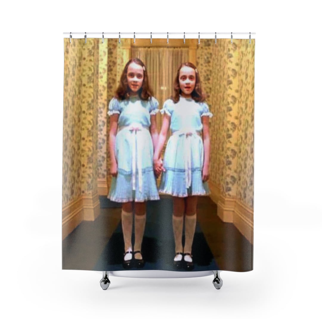 The Horror Movie Curtains the Shinning Twins Shower Curtains Etsy