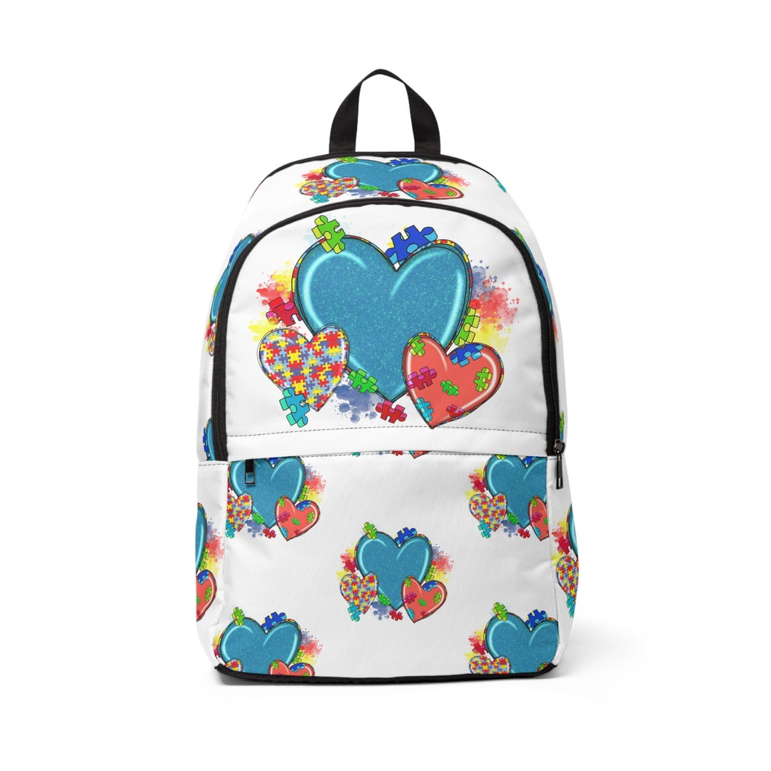 Personalized Autism Backpack Custom Autism Awareness for Kids Etsy