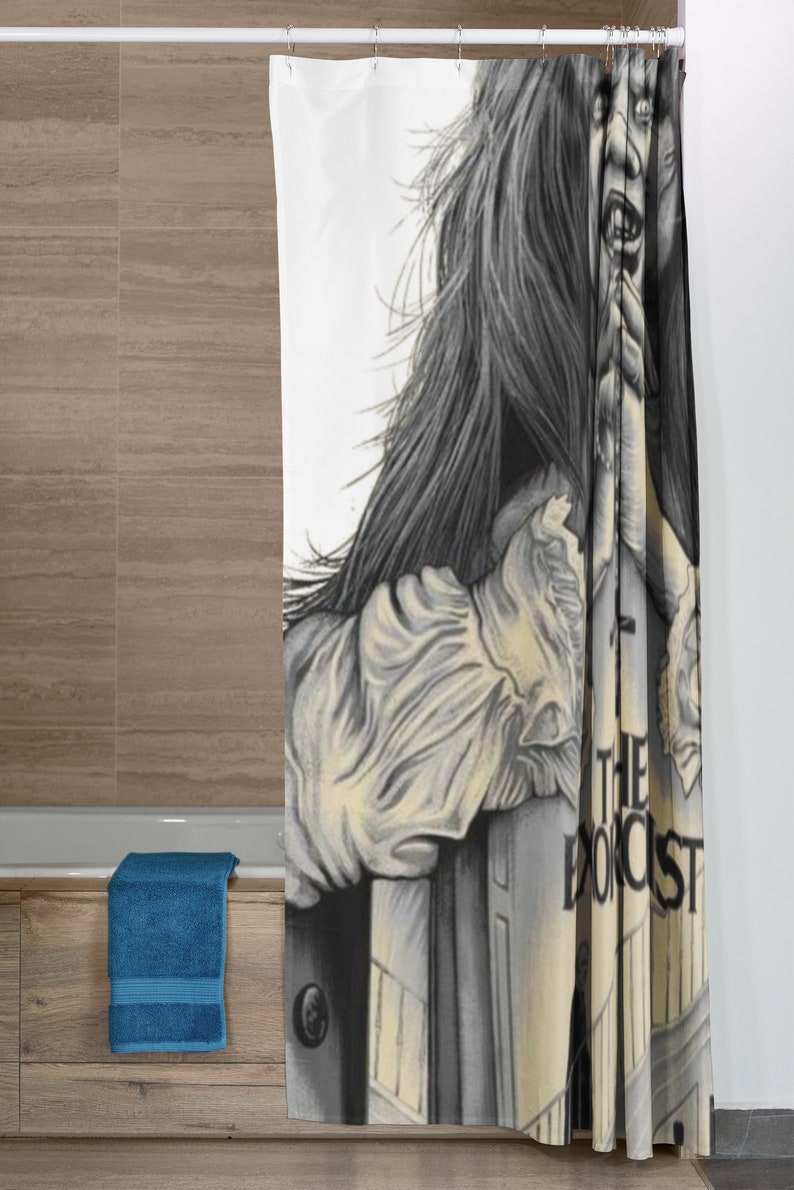 Bathroom Curtain, Scary Bathroom Curtain,horror Movie, Shower