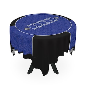 Texas Holdem Poker tafelkleed, Gaming Tafelkleed, Vierkant of rond Casino Card Nightssize 55,1" bij 55,1"