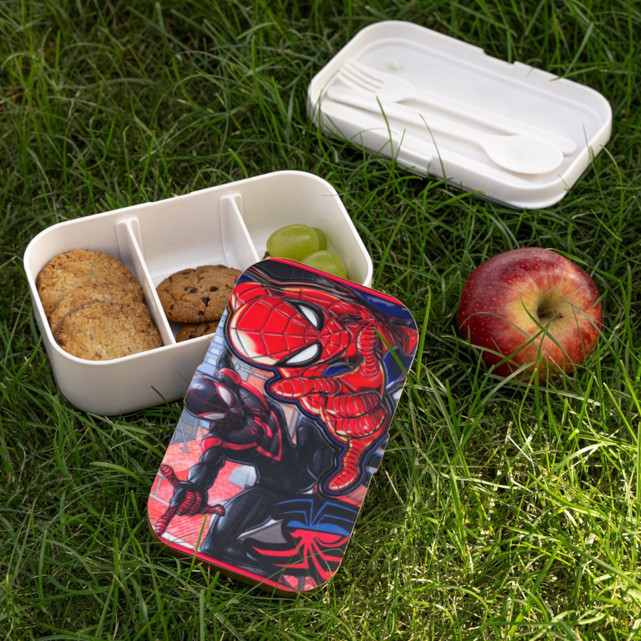 Bento Lunch Box, Bento Box, Gift for School, School Supplies, School Back  Pack, School Gift, Spiderman Inspired Bento Box 