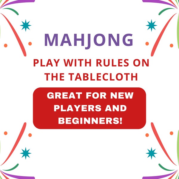 Mahjong Table Cover Etsy