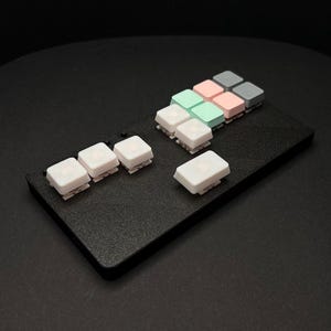 Niestandardowy kontroler Arcade bez dźwigni – OG Keybox – kompaktowy kontroler Fight Stick ze wszystkimi przyciskami do komputera PC i konsoli do gier