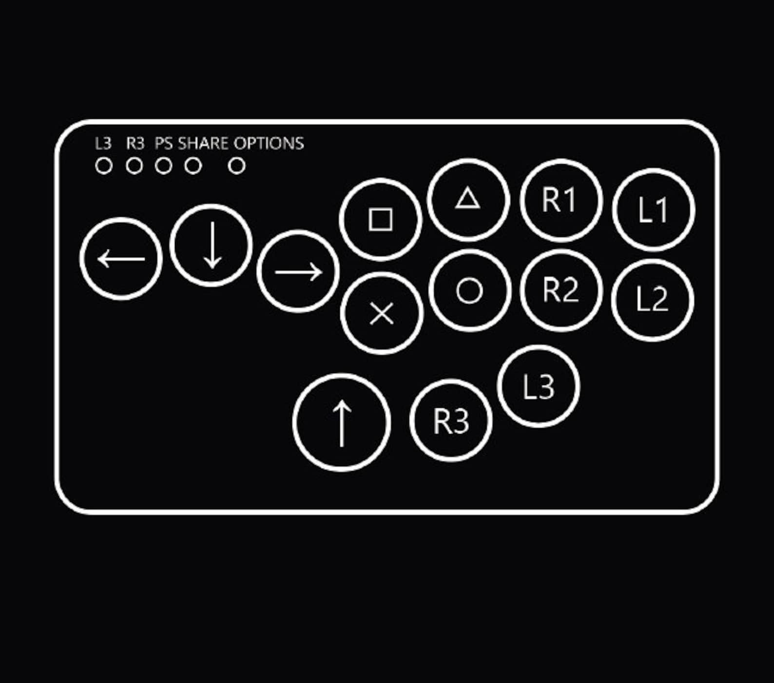 Controlador arcade sin palanca Keybox Impact - GP2040-CE ...