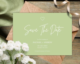 Wedding Save The Date Template | Save The Date | Save The Date Editable Template | Save The Date Card | Editable Save The Date | Wedding