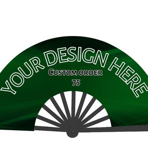 Personalized Clack Fan: Custom Design Folding Hand Fan