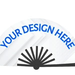 Personalized Clack Fan – Custom Folding Hand Fan with Name, Logo or Quote – Loud Fan for Wedding, Drag Shows, Events & Gifts