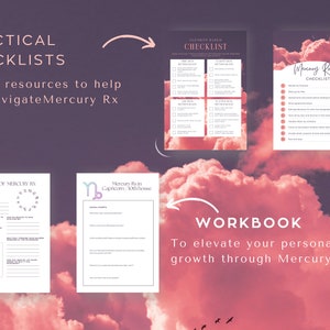 Mercury Retrograde Workbook | Mercury Rx Guide / Astrology Workbook and ...