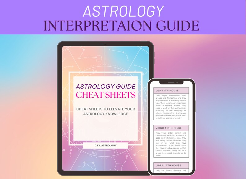 Astrology Interpretation Guide Ebook * Astrological Horoscope Guide ...