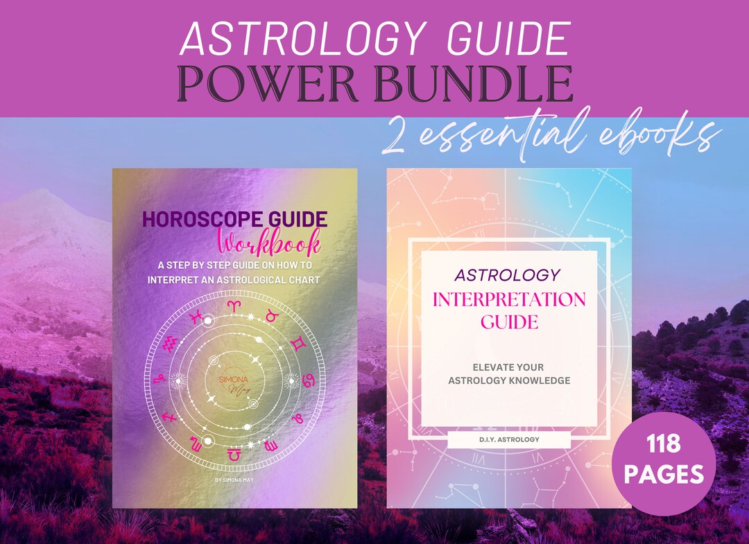 Astrology Interpretation Guide & Workbook Bundle | Horoscope Ebook ...