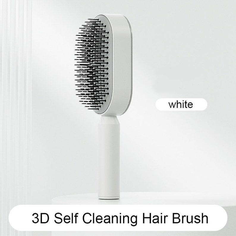 Self Cleaning Hair Brush for Women Onekey Cleaning Hair Loss Etsy