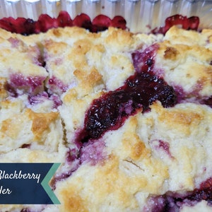 Traditional Blackberry Cobbler