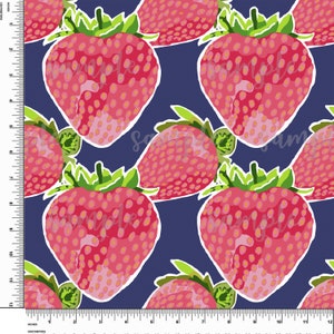 Tropical, fraise, fruit. Thème BCBG. Lilly P inspiré. Vinyle à motif imprimé. Adhésif ou vinyle de transfert thermique (HTV). Conception #318