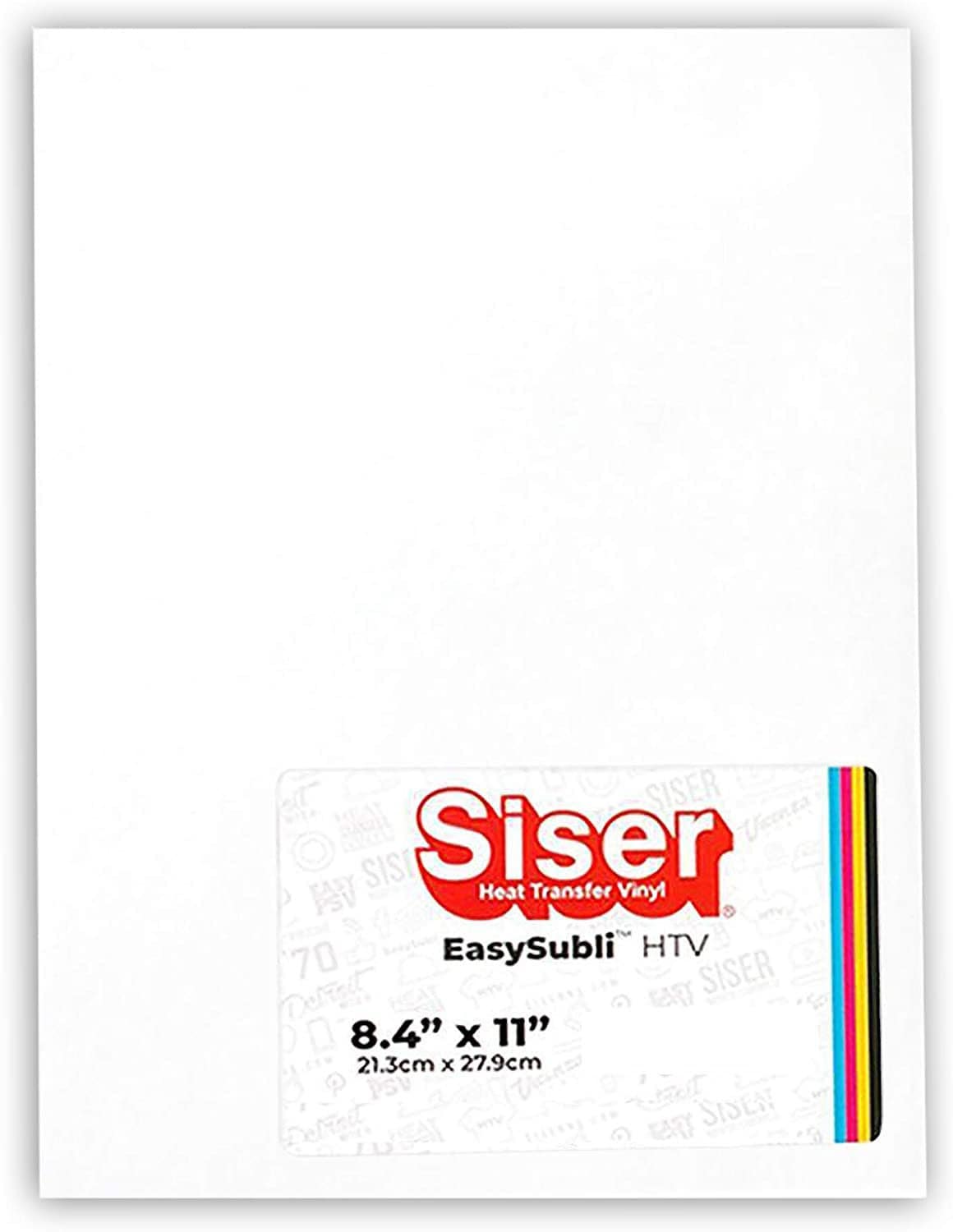 Siser Easysubli Heat Transfer Vinyl 10 Sh 8.4x11 NEW 