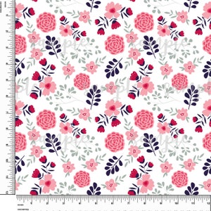 Pastel, Flores, Florales. Tema de muy buen gusto. Lilly P inspiró. Vinilo Estampado. Adhesivo o Vinilo de Transferencia de Calor (HTV). Diseño #231