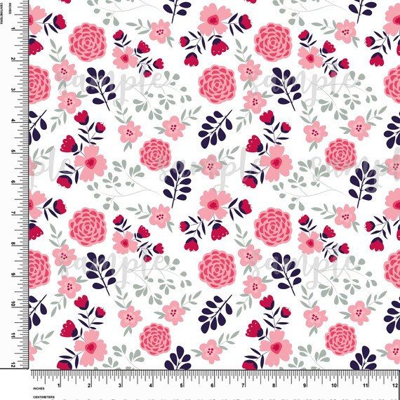 Pastel, Flowers, Floral. Preppy Theme. Lilly P Inspired. Printed