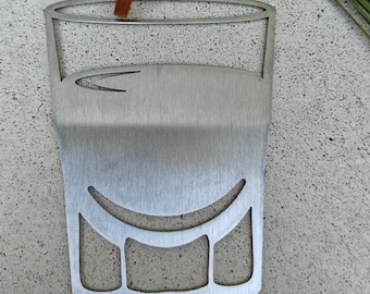Schnapsglas-Metallschnittdatei: CNC-Plasma-Wasserstrahldesign (SVG, DXF)