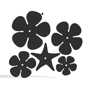 Everlast Rose DXF Files: Metal CNC Plasma Cutting (Digital Download)
