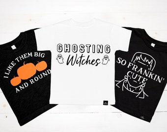 3 PACK BOY'S HALLOWEEN T-Shirts, Baby boy halloween shirts, boys halloween shirts, halloween clothes for boys, toddler pumpkin patch shirts