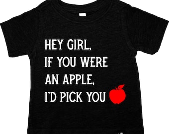If You Were an Apple I'd Pick You Boys T-shirt, Boys Apple Picking - Main Image