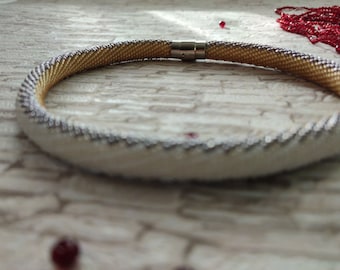 Patron PDF de collier de perles au crochet Réversible