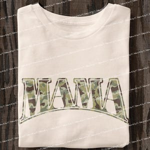 Mama png, old school camouflage png, digitale download, camouflage mama, sublimatieontwerp, jacht png, land png, westerse png, mama shirt png