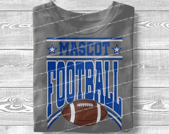 Personalized Mascot PNG: Custom Football Team Design (Digital Download)