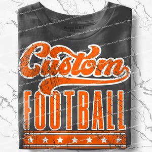 Personalized Mascot PNG Football Custom Your Team, Varsity School Football Team Sublimation, School Name, Digital Download, Custom Design