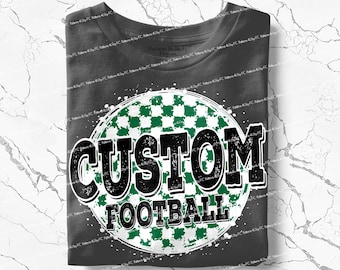 Personalized Mascot Football PNG: Custom Team Design (Digital Download)